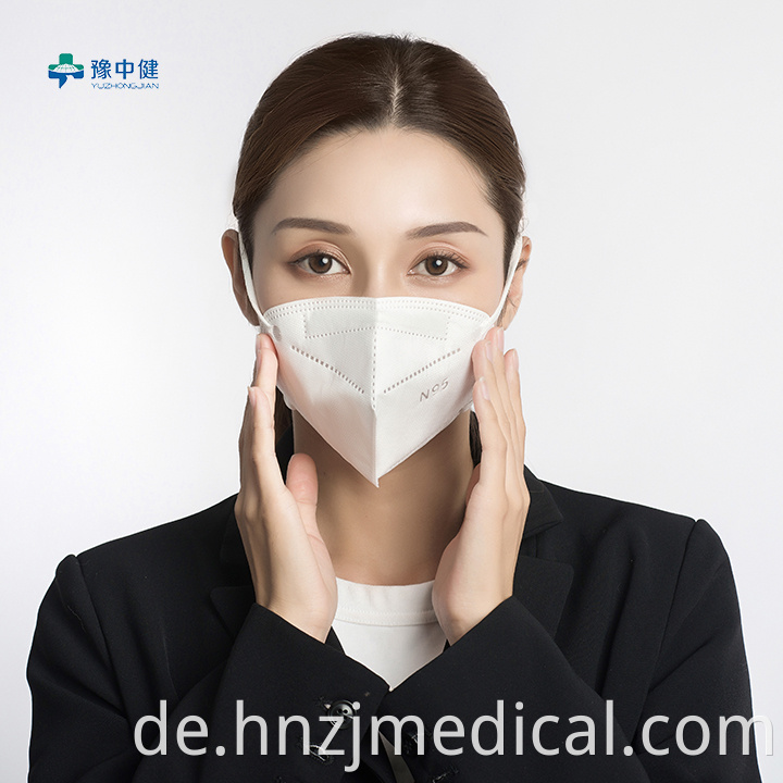 Non woven fabric FFP2mask 5ply